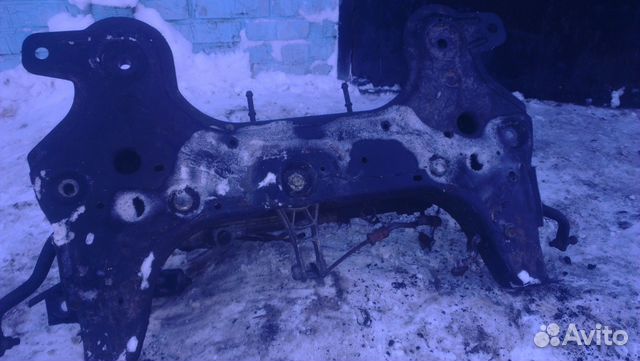 Подрамник с рейкой Шевроле Авео т300 Подрамник с рейкой Шевроле Авео т300
