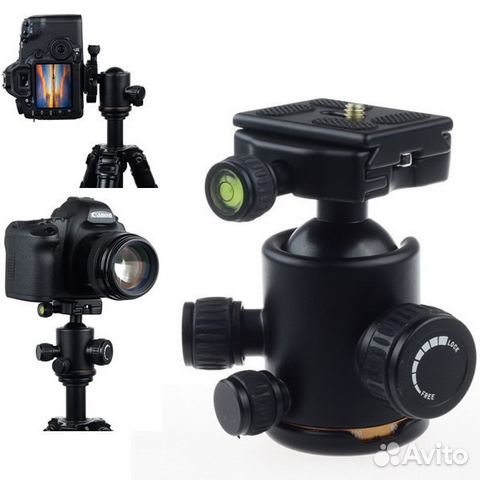 Штативная шаровая голова гидравлическая Andoer