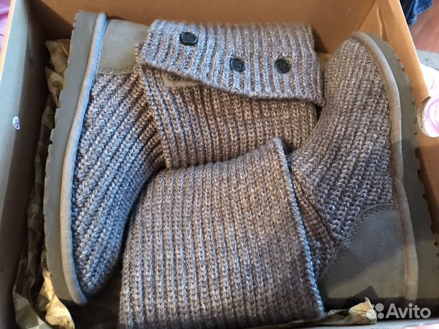 Угги Ugg classic cardy grey Угги Ugg classic cardy grey