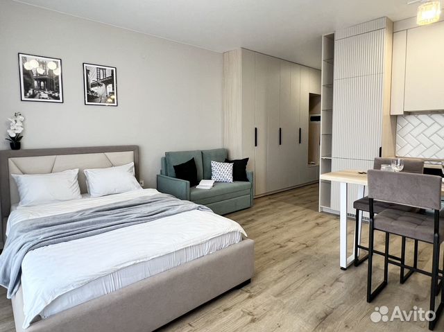 

Квартира-студия, 35 м², 2 кровати