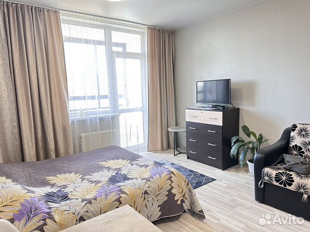 

Квартира-студия, 30 м², 2 кровати