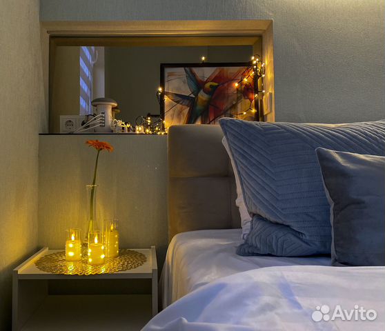 

1-к. квартира, 44 м², 2 кровати