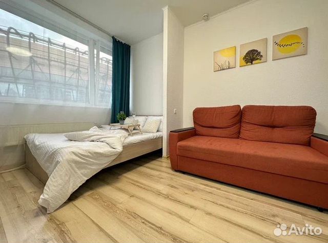 

Квартира-студия, 29 м², 2 кровати