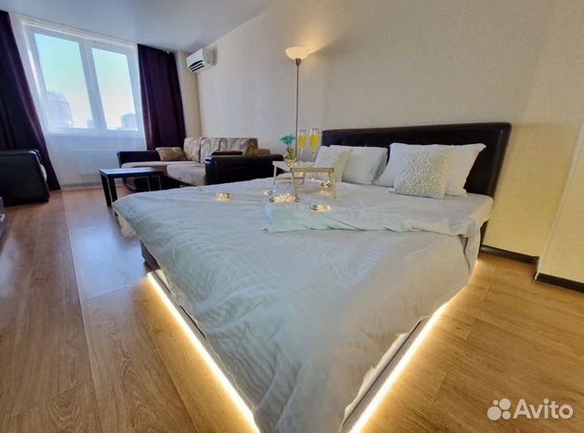 

1-к. квартира, 41 м², 2 кровати