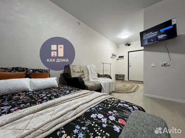 

Квартира-студия, 30 м², 2 кровати