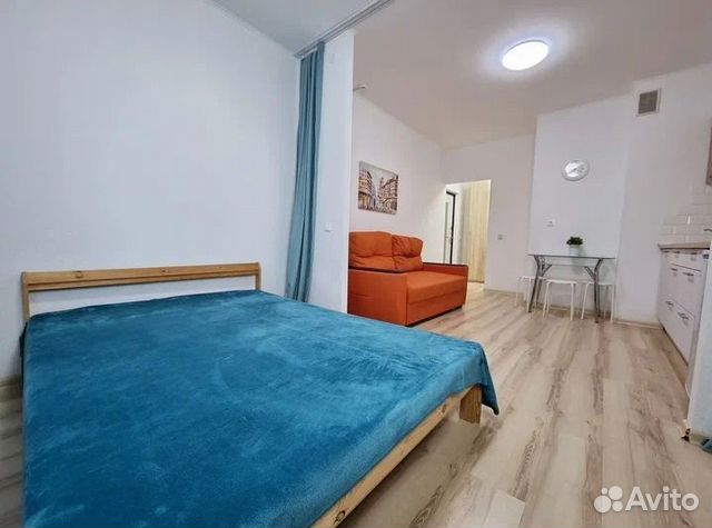 

Квартира-студия, 29 м², 2 кровати