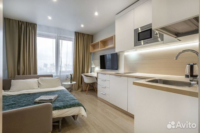 

Квартира-студия, 22 м², 2 кровати
