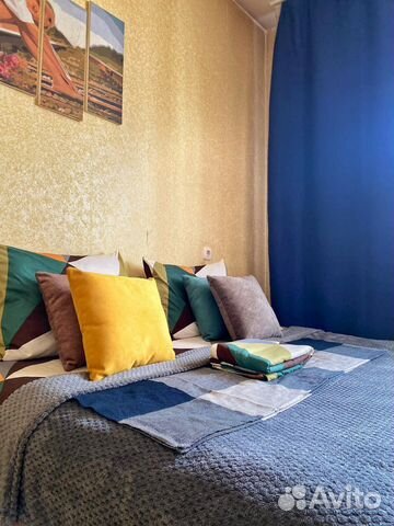 

1-к. квартира, 46 м², 3 кровати