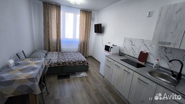 

Квартира-студия, 22 м², 1 кровать