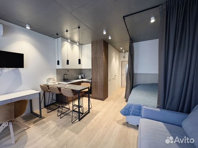 

Квартира-студия, 30 м², 2 кровати