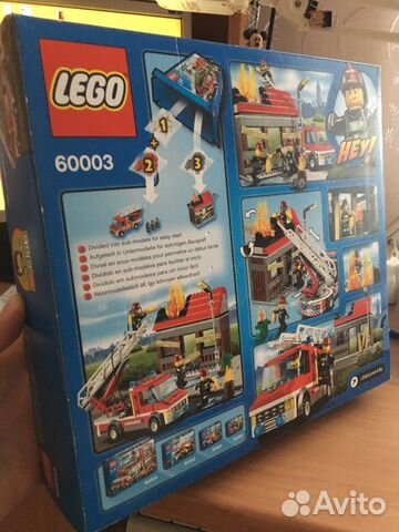 Lego City 60003 Тушение пожара (новый)