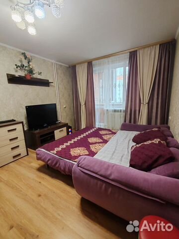 

1-к. квартира, 42 м², 2 кровати