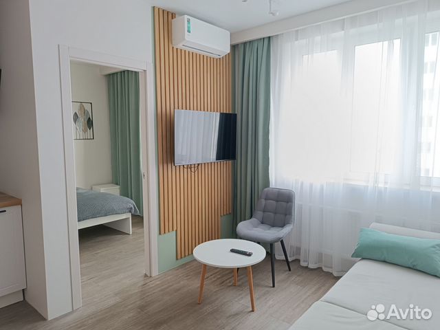 

1-к. квартира, 34 м², 2 кровати
