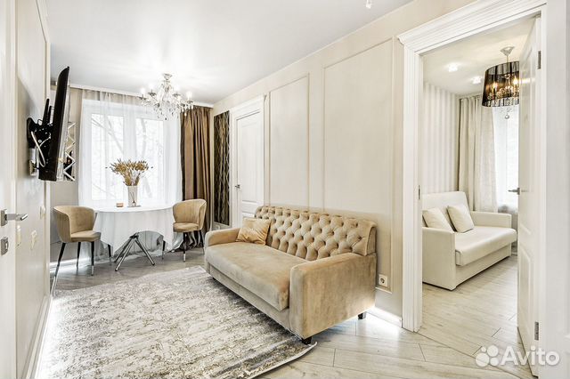 

1-к. квартира, 50 м², 2 кровати