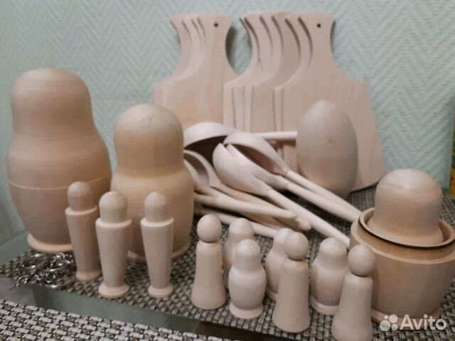 Заготовки из дерева для разукрашивания