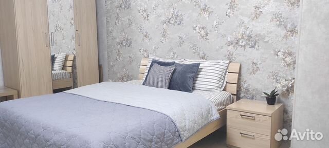 

1-к. квартира, 54 м², 3 кровати