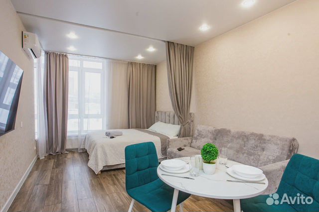 

Квартира-студия, 27 м², 2 кровати