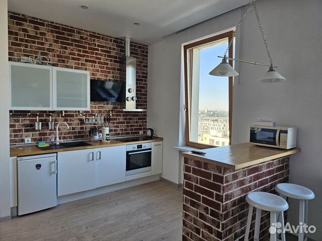 

Квартира-студия, 50 м², 2 кровати