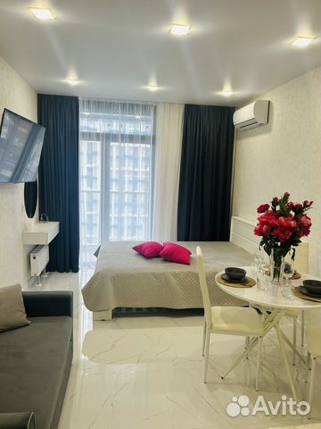 

Квартира-студия, 22 м², 2 кровати