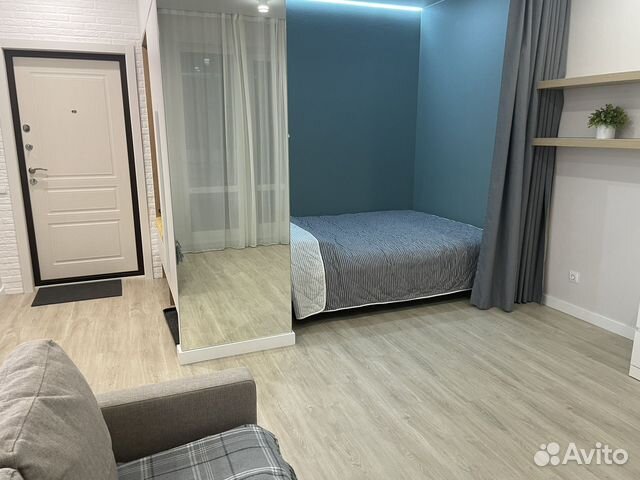 

Квартира-студия, 30 м², 2 кровати