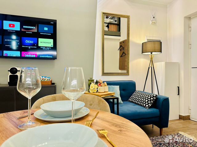 

Квартира-студия, 30 м², 2 кровати