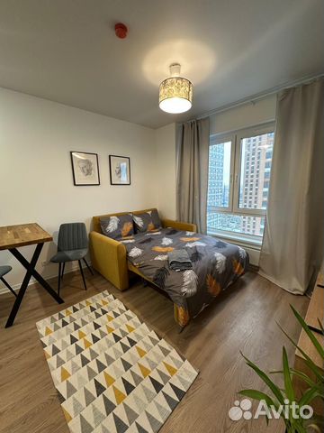 

Квартира-студия, 35 м², 1 кровать