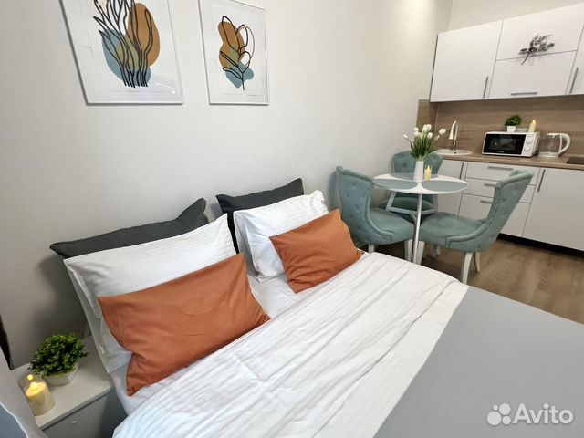 

Квартира-студия, 25 м², 2 кровати
