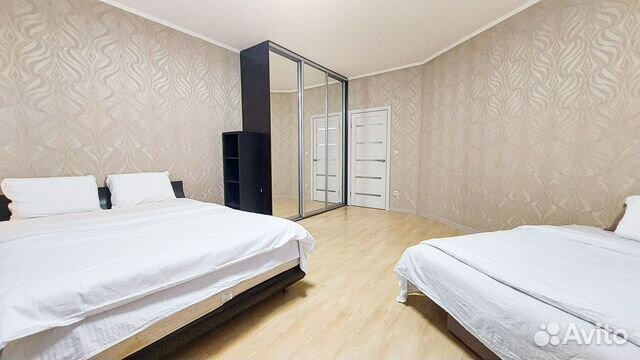 

1-к. квартира, 45 м², 2 кровати