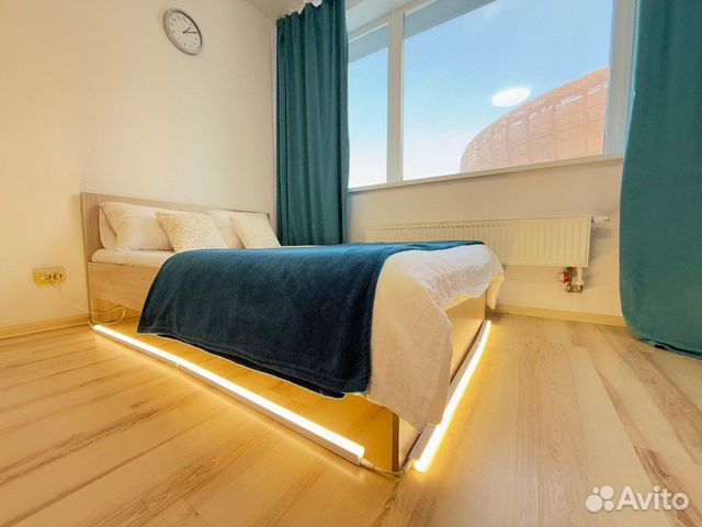 

Квартира-студия, 27 м², 2 кровати