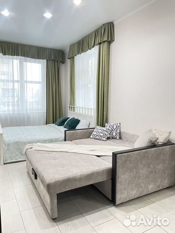 

Квартира-студия, 42 м², 3 кровати