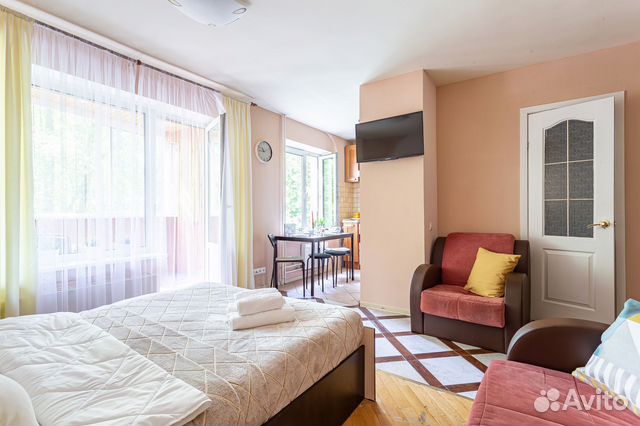 

1-к. квартира, 40 м², 2 кровати