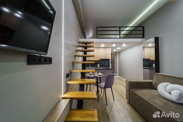 

Квартира-студия, 25 м², 2 кровати