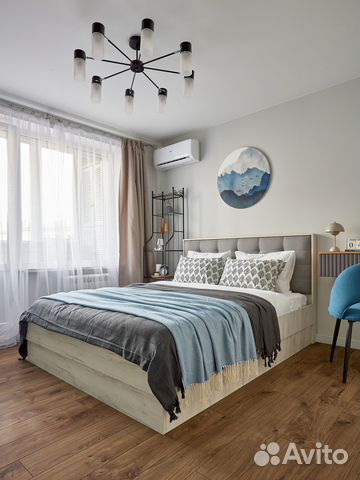 

2-к. квартира, 40 м², 2 кровати