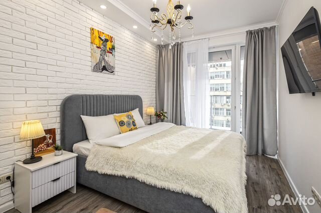 

1-к. квартира, 45 м², 2 кровати