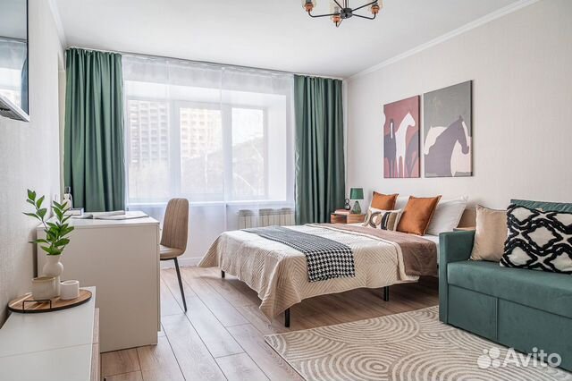 

1-к. квартира, 40 м², 3 кровати