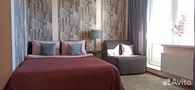 

1-к. квартира, 30 м², 2 кровати