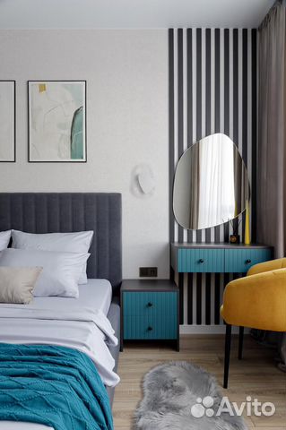 

1-к. квартира, 39,5 м², 2 кровати