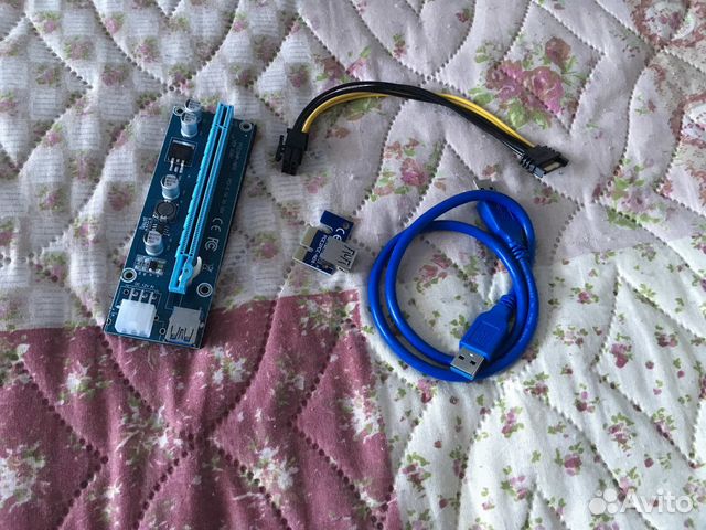 Райзер ver.006C PCI-E PCI E 1Х до 16Х USB 3.0 Райзер ver.006C PCI-E PCI E 1Х до 16Х USB 3.0