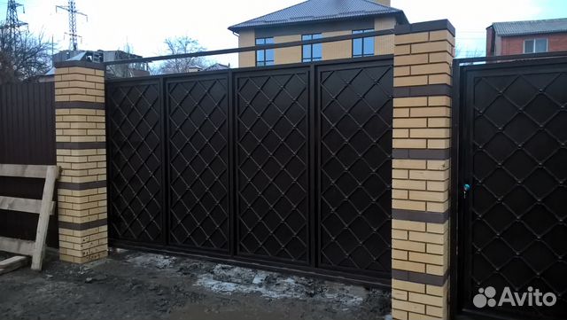 Выдвижные (откатные) ворота под ключ Выдвижные (откатные) ворота под ключ
