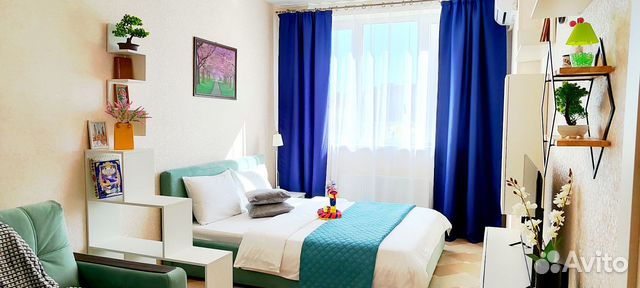 

1-к. квартира, 43 м², 3 кровати