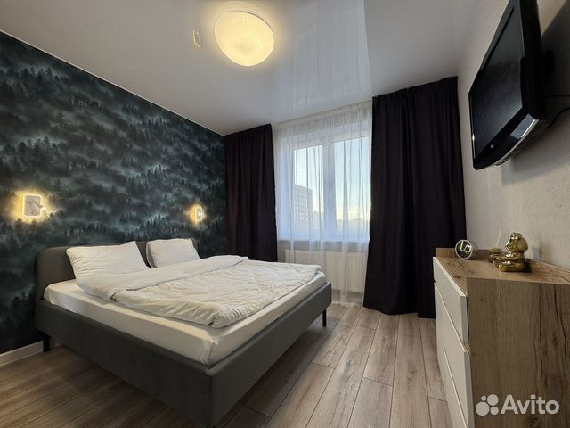 

1-к. квартира, 37 м², 2 кровати