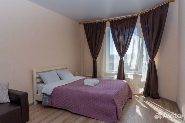 

1-к. квартира, 45 м², 2 кровати