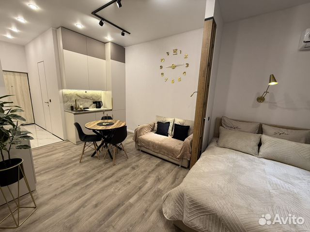 

Квартира-студия, 29 м², 2 кровати