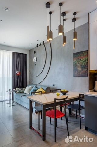 

1-к. квартира, 44 м², 2 кровати