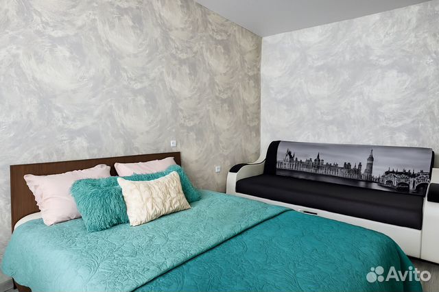 

1-к. квартира, 45 м², 2 кровати