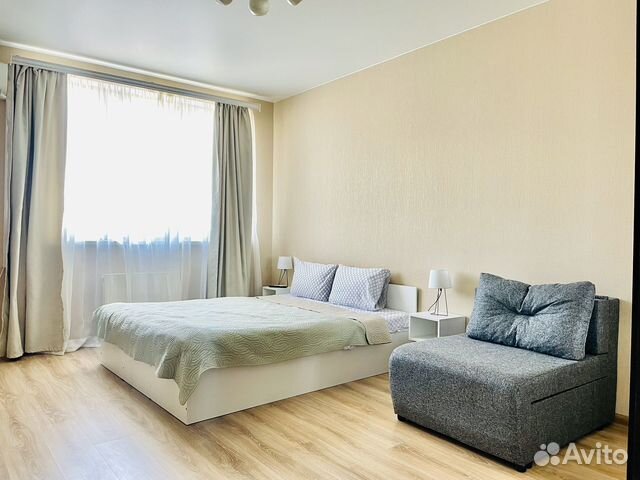 

1-к. квартира, 45 м², 3 кровати