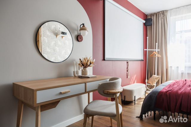 

1-к. квартира, 45 м², 3 кровати