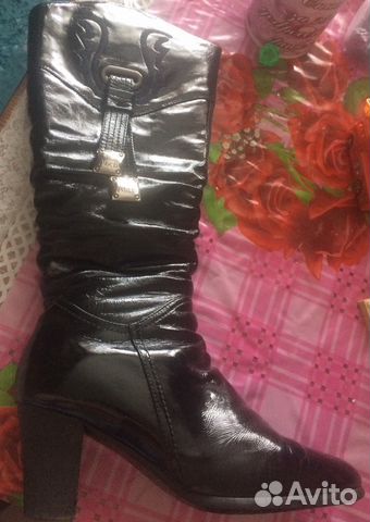 Сапоги зимние натуральные