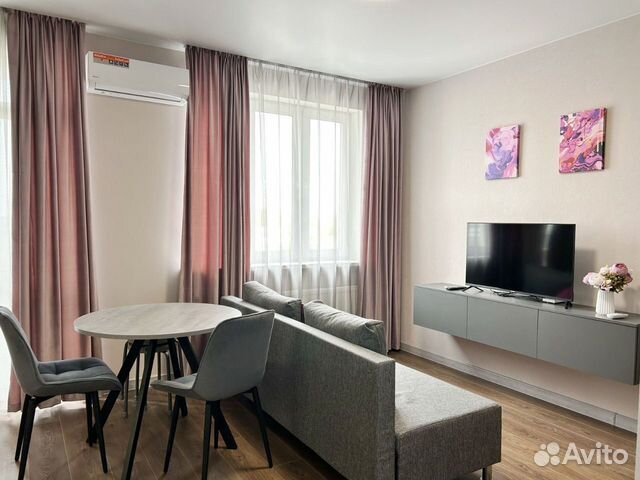 

Квартира-студия, 34 м², 2 кровати