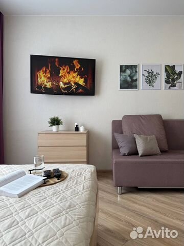

Квартира-студия, 30 м², 2 кровати